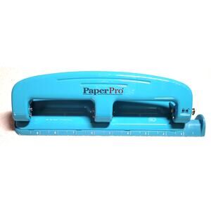 PaperPro 3 Hole Punch Blue 12 Sheets Capacity